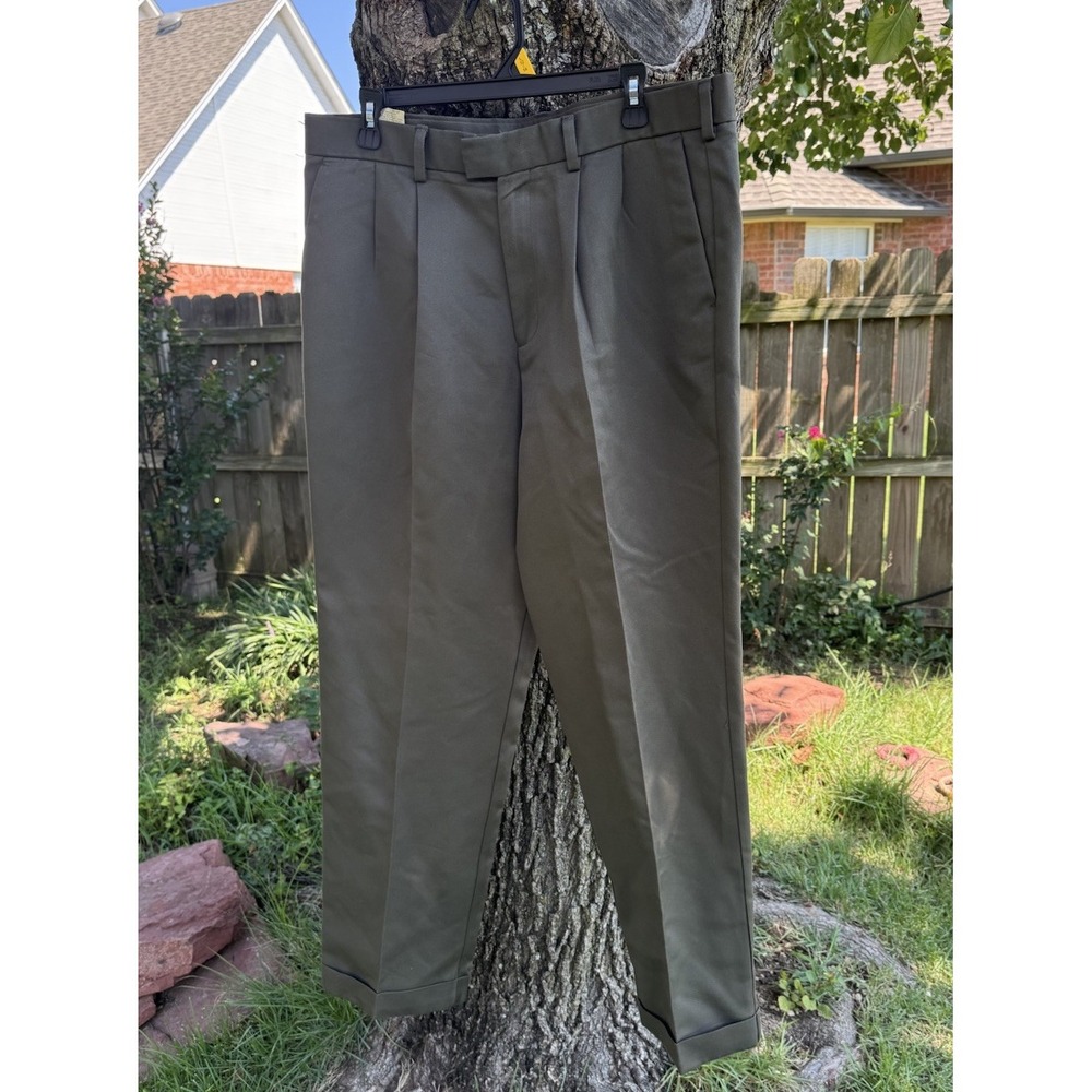 VTG EUC Dockers Premium Mens  Pleated‎ Dress Casual Pants 36x32 Baggy Deadstock